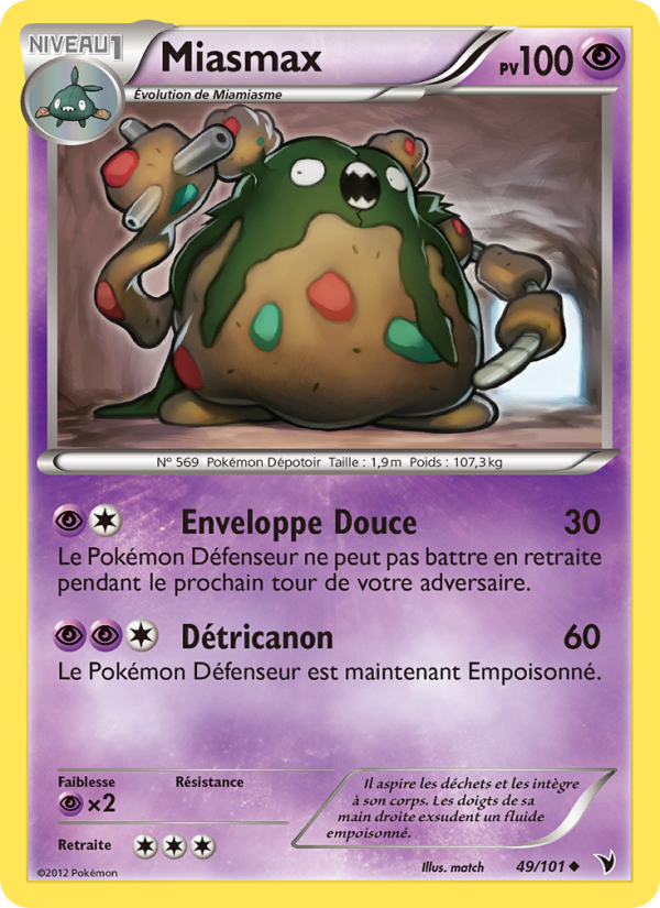 Miasmax 49 — Nobles Victoires (French Pokémon TCG card)