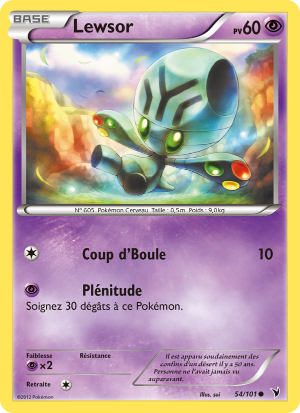 Lewsor 54 — Nobles Victoires (French Pokémon TCG card)