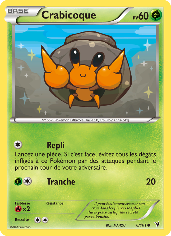 Crabicoque 6 — Nobles Victoires (French Pokémon TCG card)