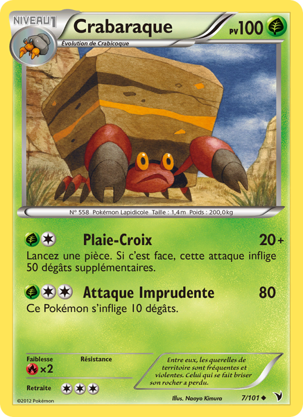 Crabaraque 7 — Nobles Victoires (French Pokémon TCG card)