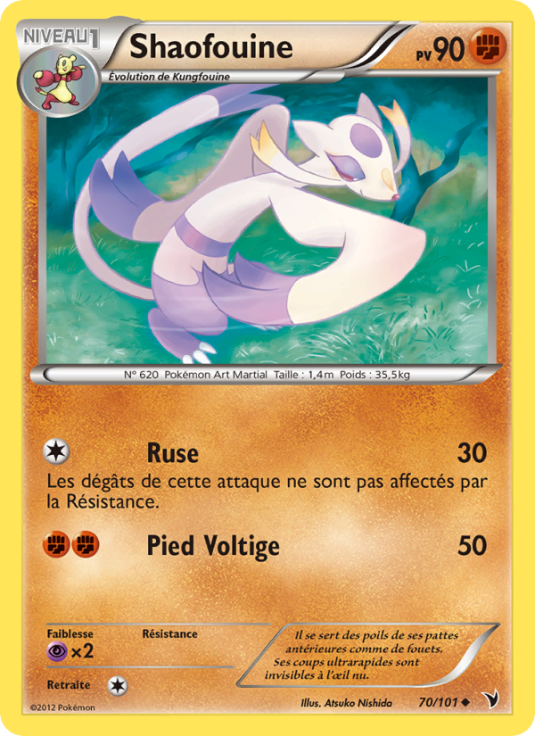 Shaofouine 70 — Nobles Victoires (French Pokémon TCG card)
