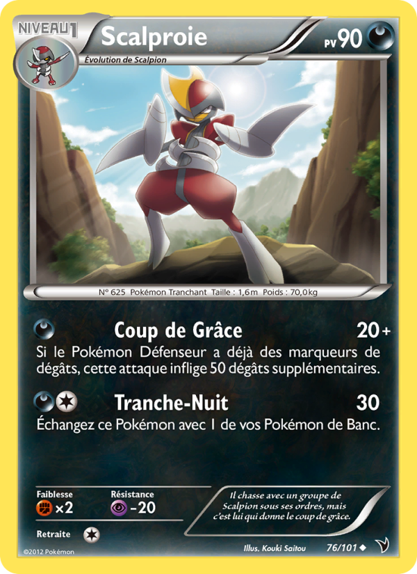 Scalproie 76 — Nobles Victoires (French Pokémon TCG card)