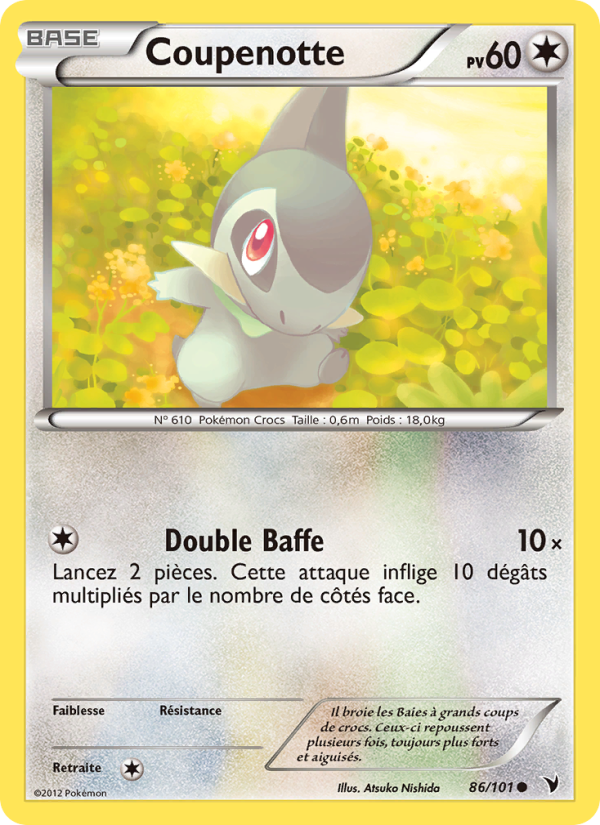 Coupenotte 86 — Nobles Victoires (French Pokémon TCG card)