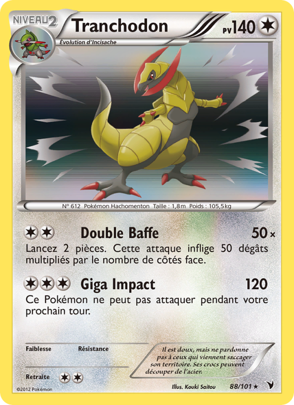 Tranchodon 88 — Nobles Victoires (French Pokémon TCG card)