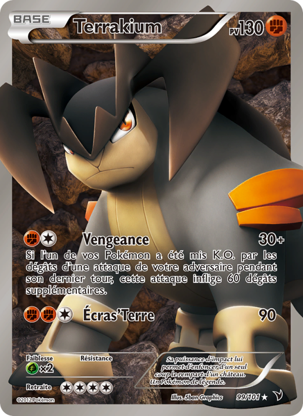 Terrakium 99 — Nobles Victoires (French Pokémon TCG card)