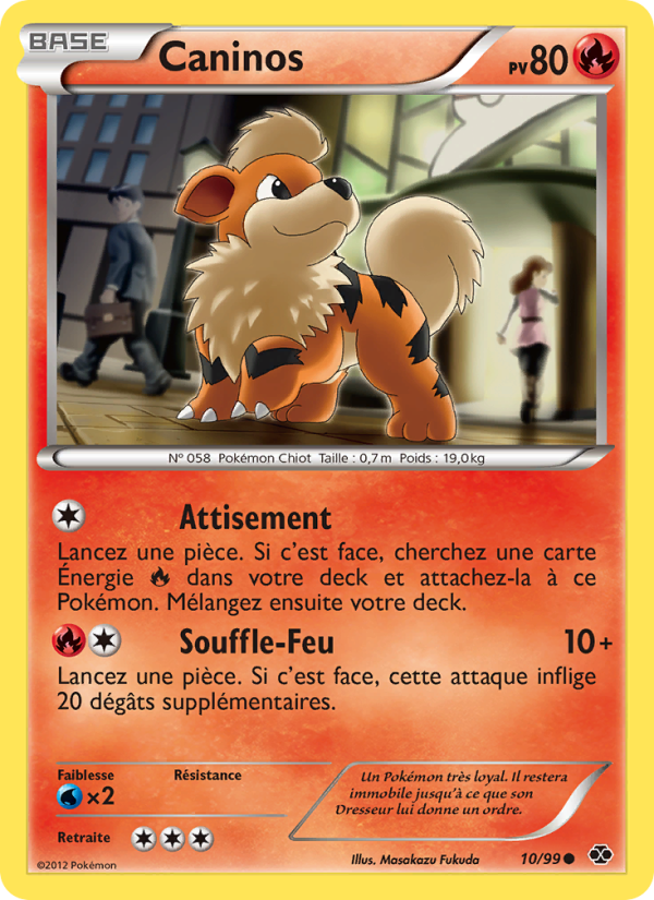 Caninos 10 — Destinées Futures (French Pokémon TCG card)