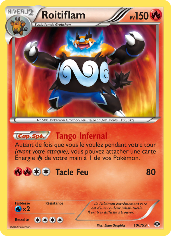 Roitiflam 100 — Destinées Futures (French Pokémon TCG card)