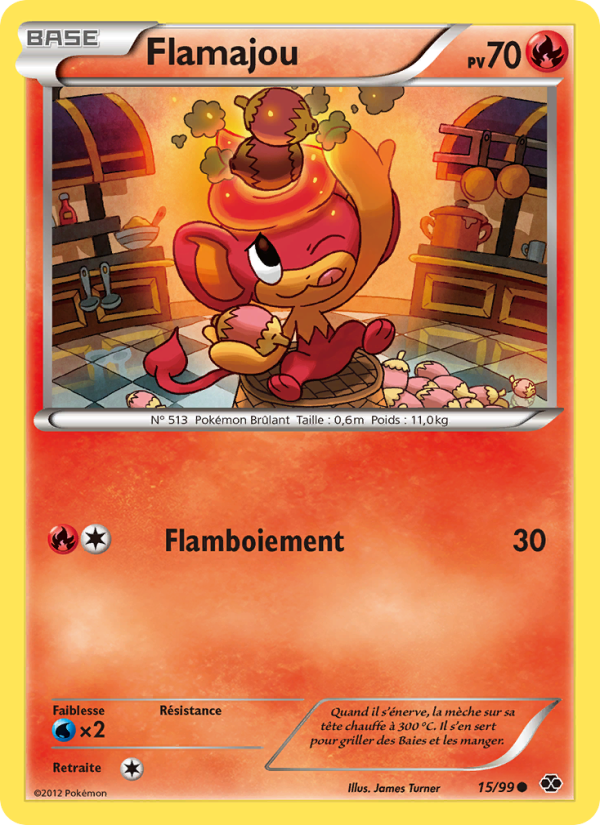 Flamajou 15 — Destinées Futures (French Pokémon TCG card)