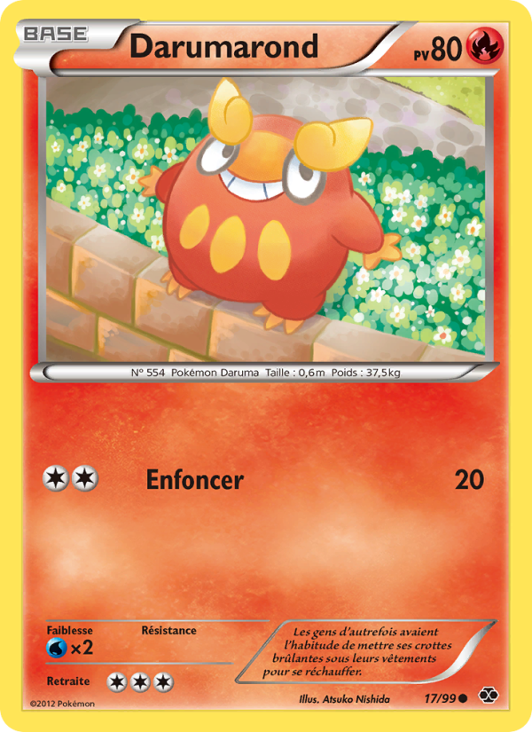 Darumarond 17 — Destinées Futures (French Pokémon TCG card)