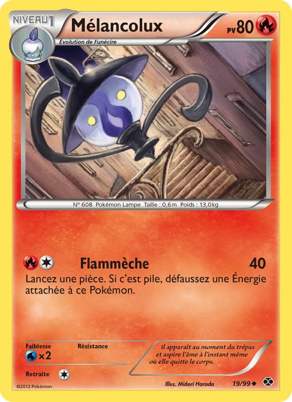 Mélancolux 19 — Destinées Futures (French Pokémon TCG card)