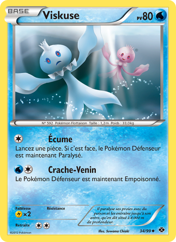 Viskuse 34 — Destinées Futures (French Pokémon TCG card)