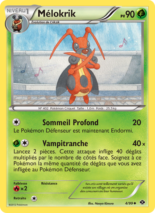 Mélokrik 4 — Destinées Futures (French Pokémon TCG card)