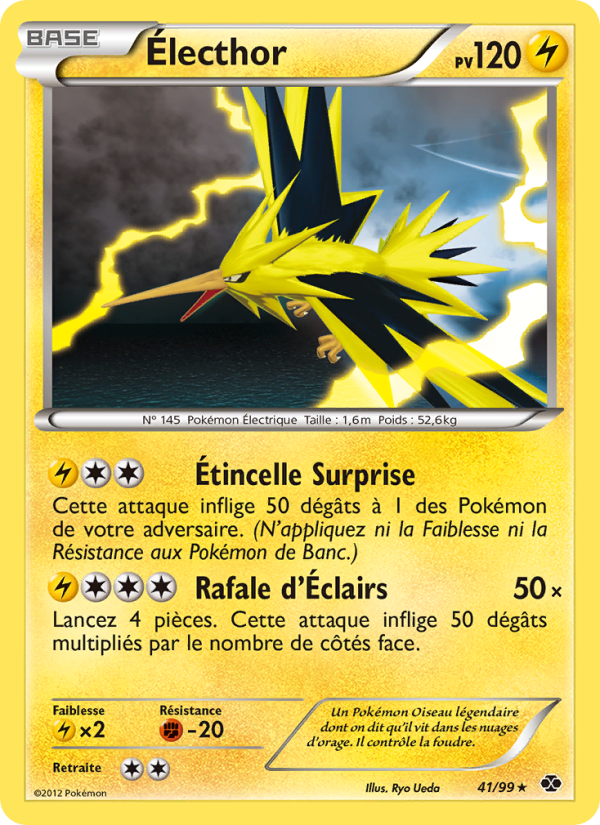 Électhor 41 — Destinées Futures (French Pokémon TCG card)