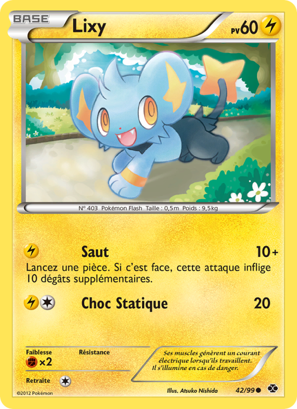 Lixy 42 — Destinées Futures (French Pokémon TCG card)