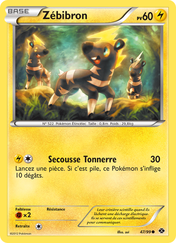 Zébibron 47 — Destinées Futures (French Pokémon TCG card)