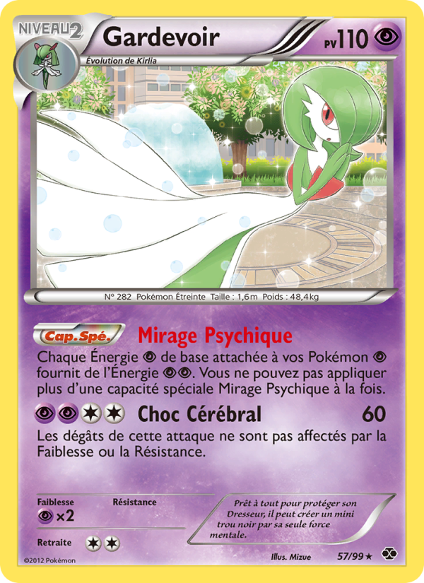 Gardevoir 57 — Destinées Futures (French Pokémon TCG card)