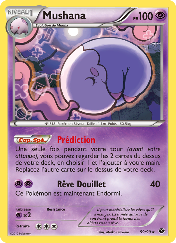 Mushana 59 — Destinées Futures (French Pokémon TCG card)