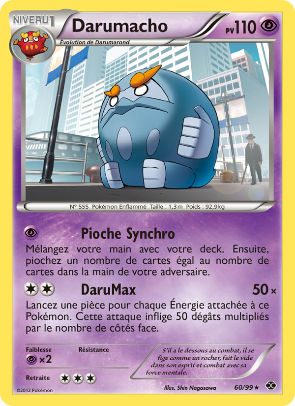 Darumacho 60 — Destinées Futures (French Pokémon TCG card)
