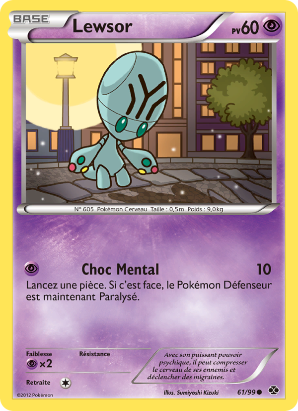 Lewsor 61 — Destinées Futures (French Pokémon TCG card)