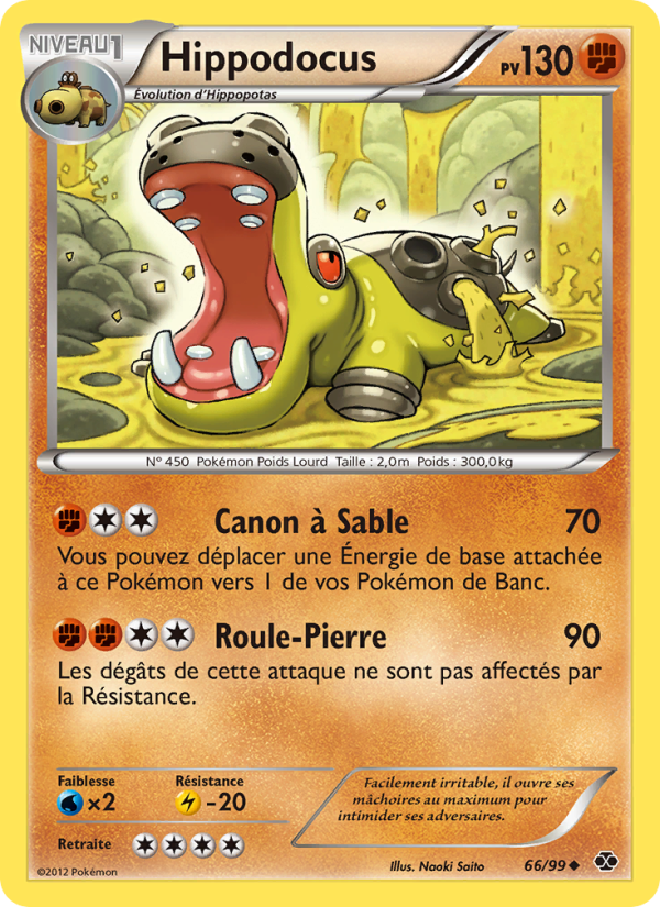 Hippodocus 66 — Destinées Futures (French Pokémon TCG card)