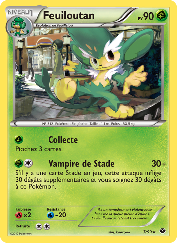 Feuiloutan 7 — Destinées Futures (French Pokémon TCG card)