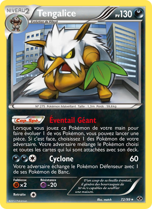 Tengalice 72 — Destinées Futures (French Pokémon TCG card)