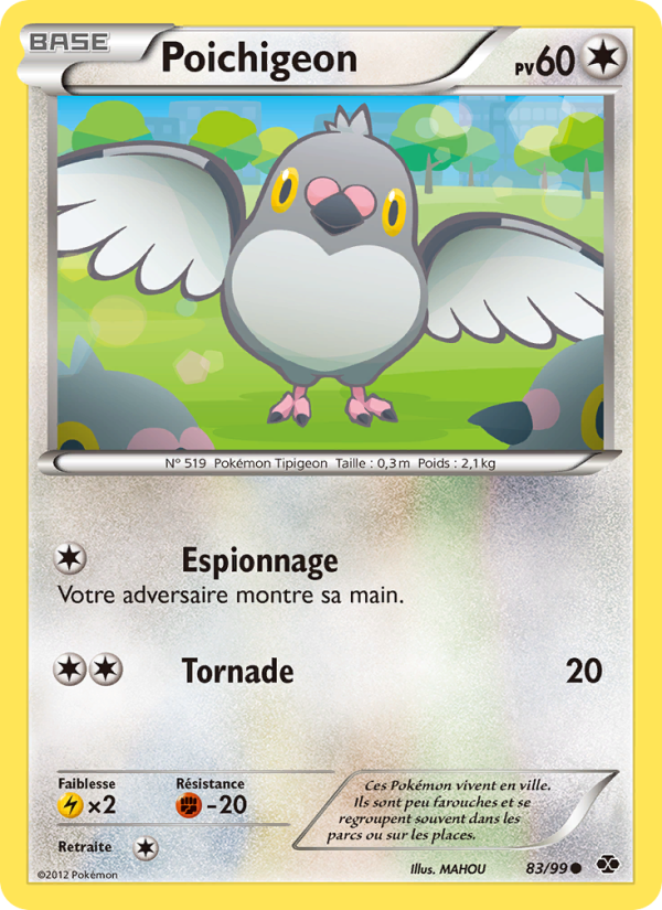Poichigeon 83 — Destinées Futures (French Pokémon TCG card)