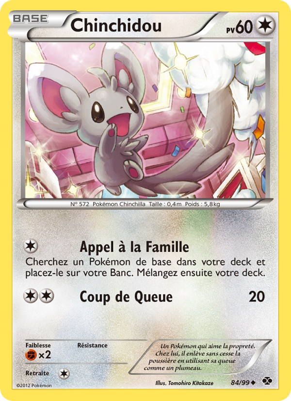 Chinchidou 84 — Destinées Futures (French Pokémon TCG card)