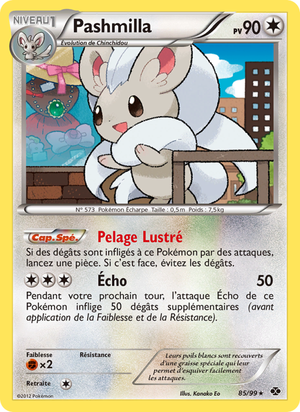 Pashmilla 85 — Destinées Futures (French Pokémon TCG card)