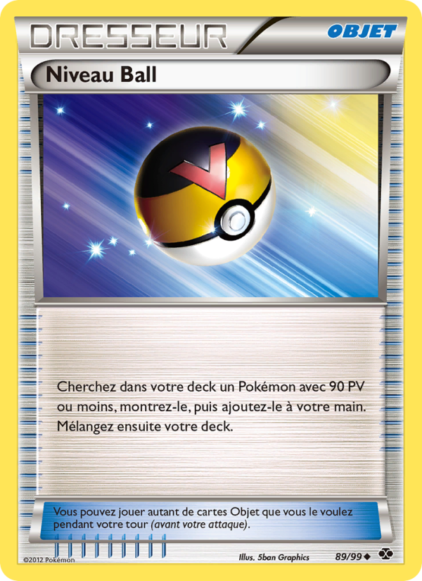 Niveau Ball 89 — Destinées Futures (French Pokémon TCG card)