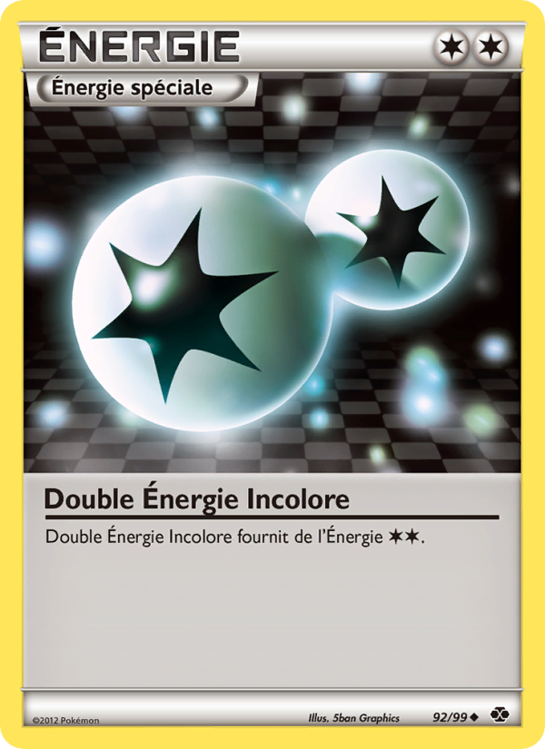 Double Énergie Incolore 92 — Destinées Futures (French Pokémon TCG card)