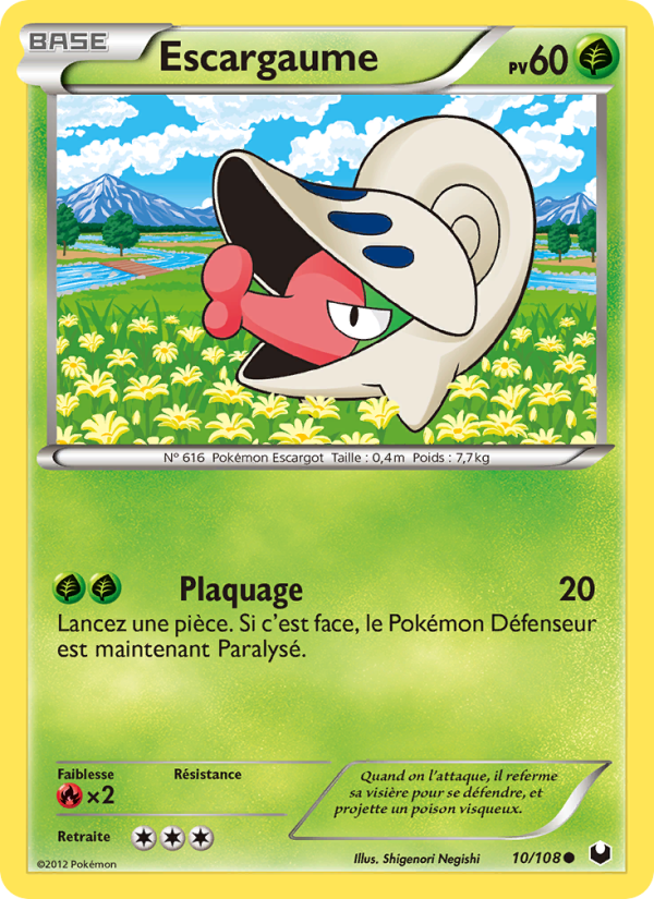 Escargaume 10 — Explorateurs Obscurs (French Pokémon TCG card)