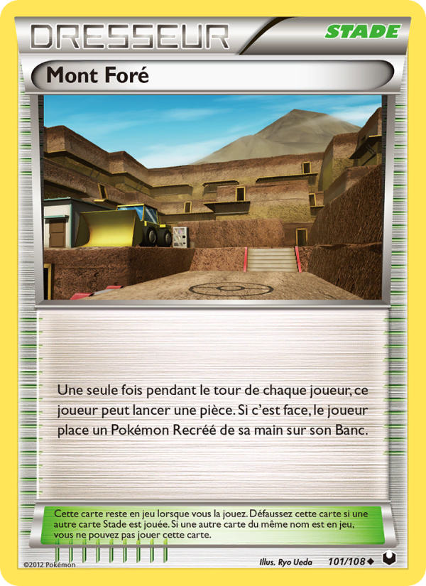 Mont Foré 101 — Explorateurs Obscurs (French Pokémon TCG card)