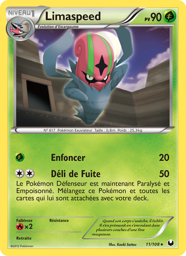 Limaspeed 11 — Explorateurs Obscurs (French Pokémon TCG card)
