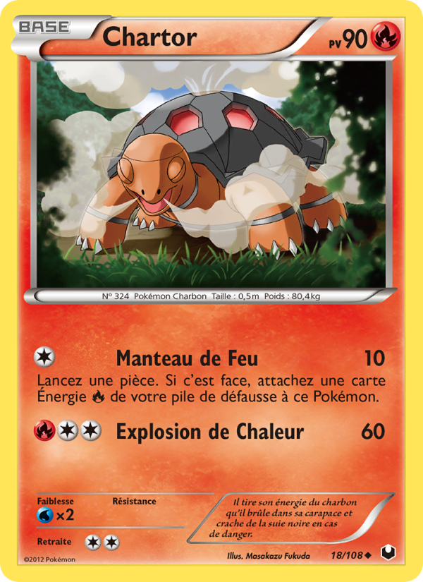 Chartor 18 — Explorateurs Obscurs (French Pokémon TCG card)