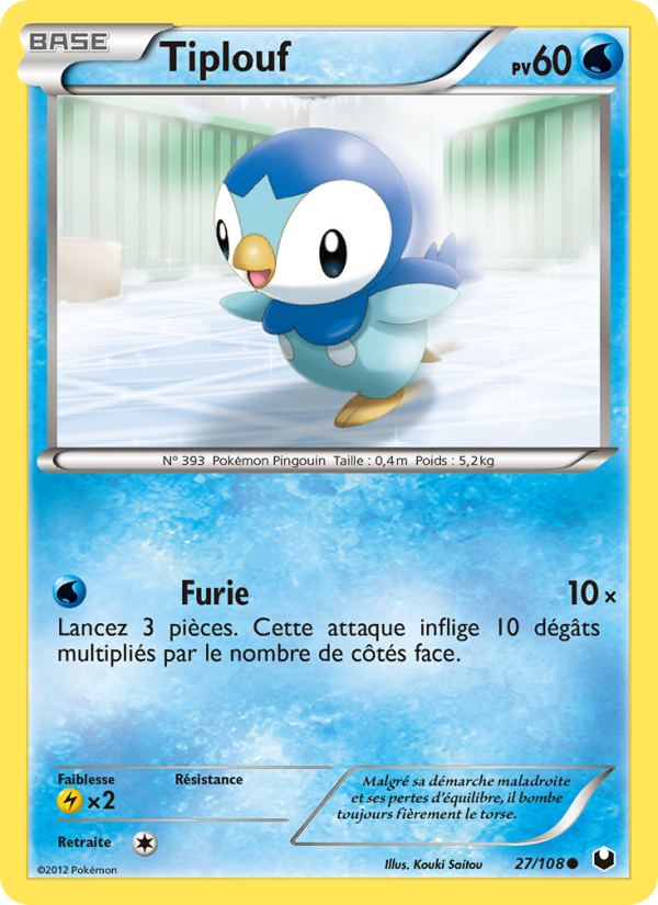 Tiplouf 27 — Explorateurs Obscurs (French Pokémon TCG card)