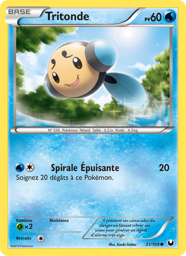 Tritonde 31 — Explorateurs Obscurs (French Pokémon TCG card)