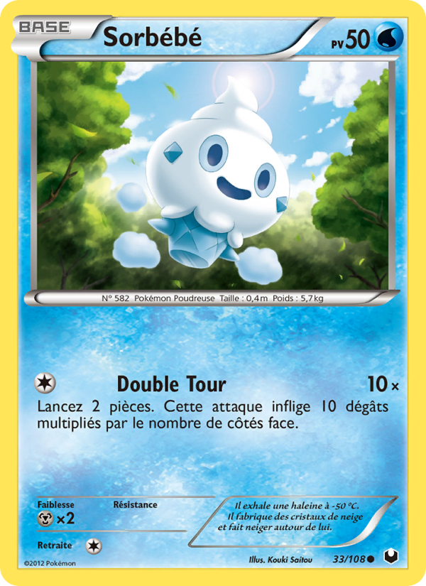 Sorbébé 33 — Explorateurs Obscurs (French Pokémon TCG card)