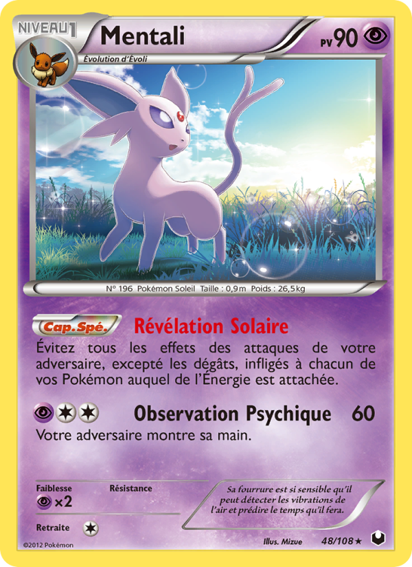 Mentali 48 — Explorateurs Obscurs (French Pokémon TCG card)