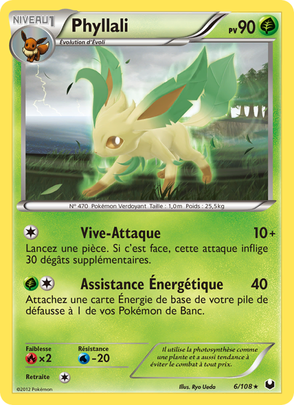 Phyllali 6 — Explorateurs Obscurs (French Pokémon TCG card)