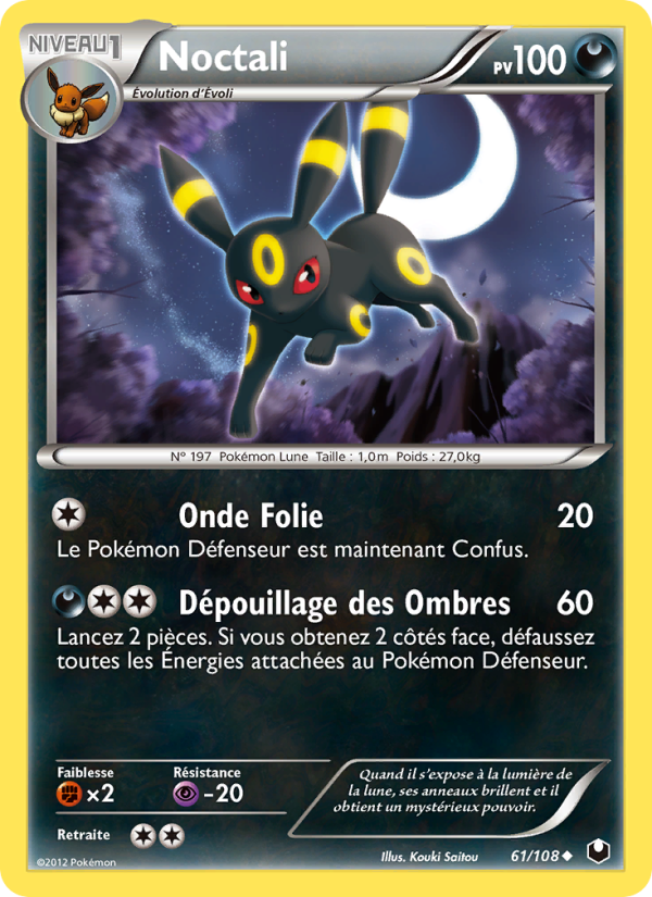 Noctali 61 — Explorateurs Obscurs (French Pokémon TCG card)