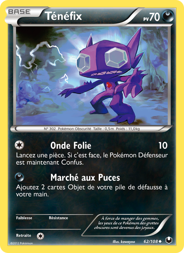 Ténéfix 62 — Explorateurs Obscurs (French Pokémon TCG card)
