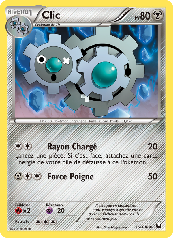Clic 76 — Explorateurs Obscurs (French Pokémon TCG card)