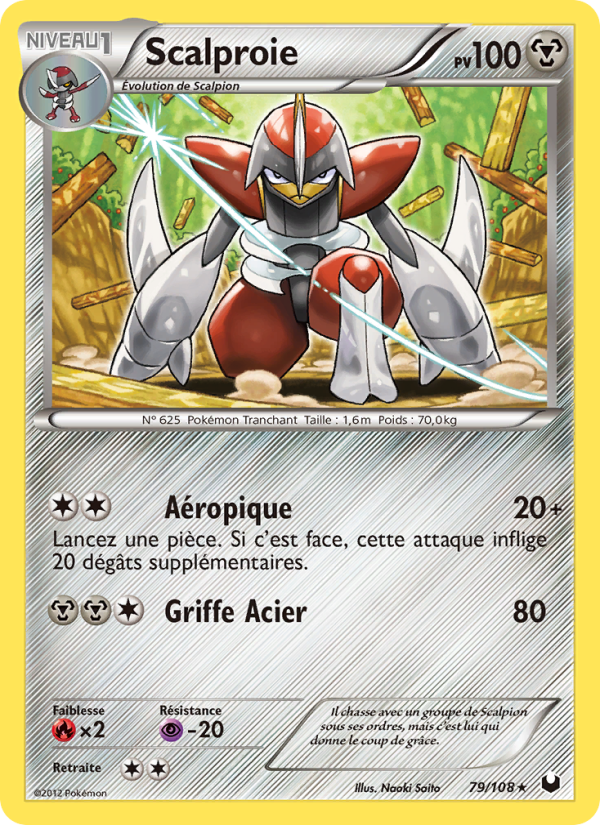 Scalproie 79 — Explorateurs Obscurs (French Pokémon TCG card)