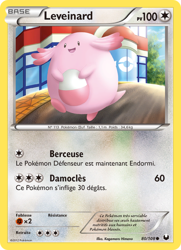 Leveinard 80 — Explorateurs Obscurs (French Pokémon TCG card)