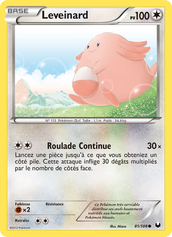 Leveinard 81 — Explorateurs Obscurs (French Pokémon TCG card)