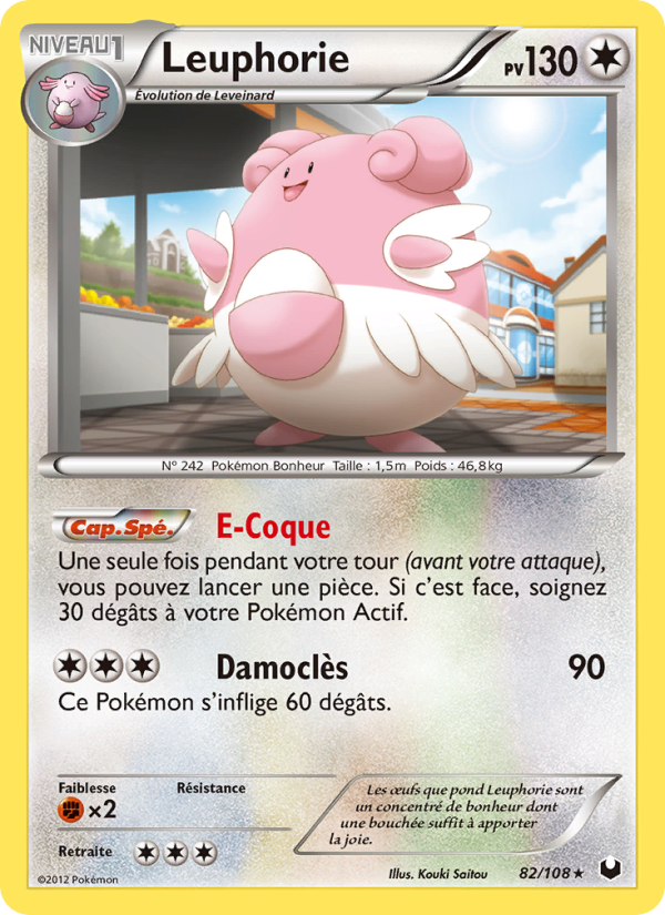 Leuphorie 82 — Explorateurs Obscurs (French Pokémon TCG card)