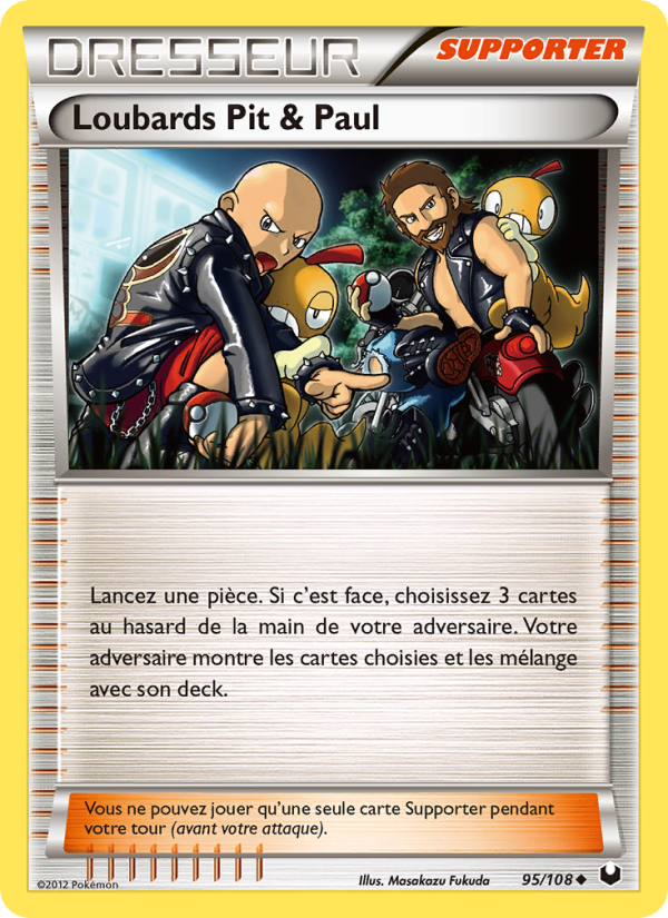 Loubards Pit & Paul 95 — Explorateurs Obscurs (French Pokémon TCG card)