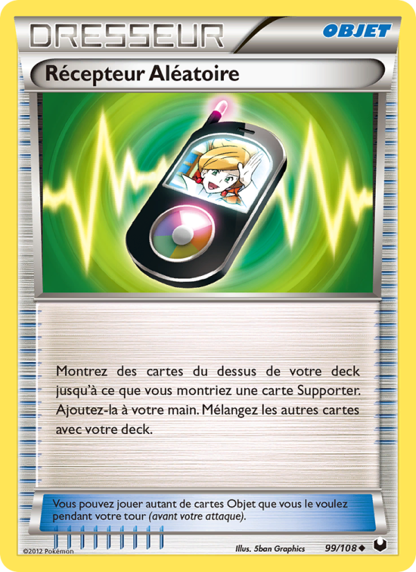 Récepteur Aléatoire 99 — Explorateurs Obscurs (French Pokémon TCG card)