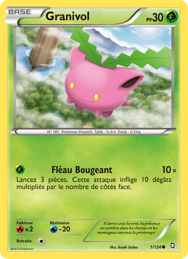 Granivol 1 — Dragons Éxaltés (French Pokémon TCG card)